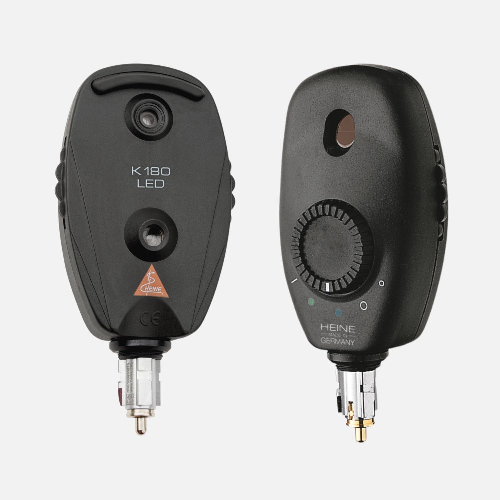 HEINE K 180 LED Direct Ophthalmoscope Head 3.5V with Aperture Wheel 2