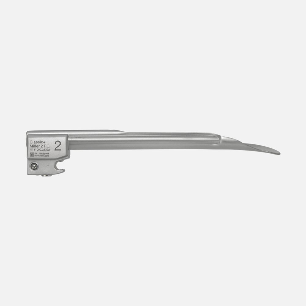HEINE Classic+ Fiber Optic (F.O.) Laryngoscope Blade MILLER 2