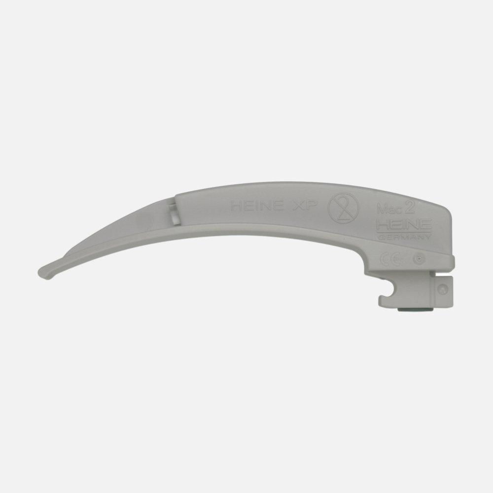 HEINE XP Single-Use Laryngoscope Blades Macintosh 2, 25 pcs. in Dispenser Box
