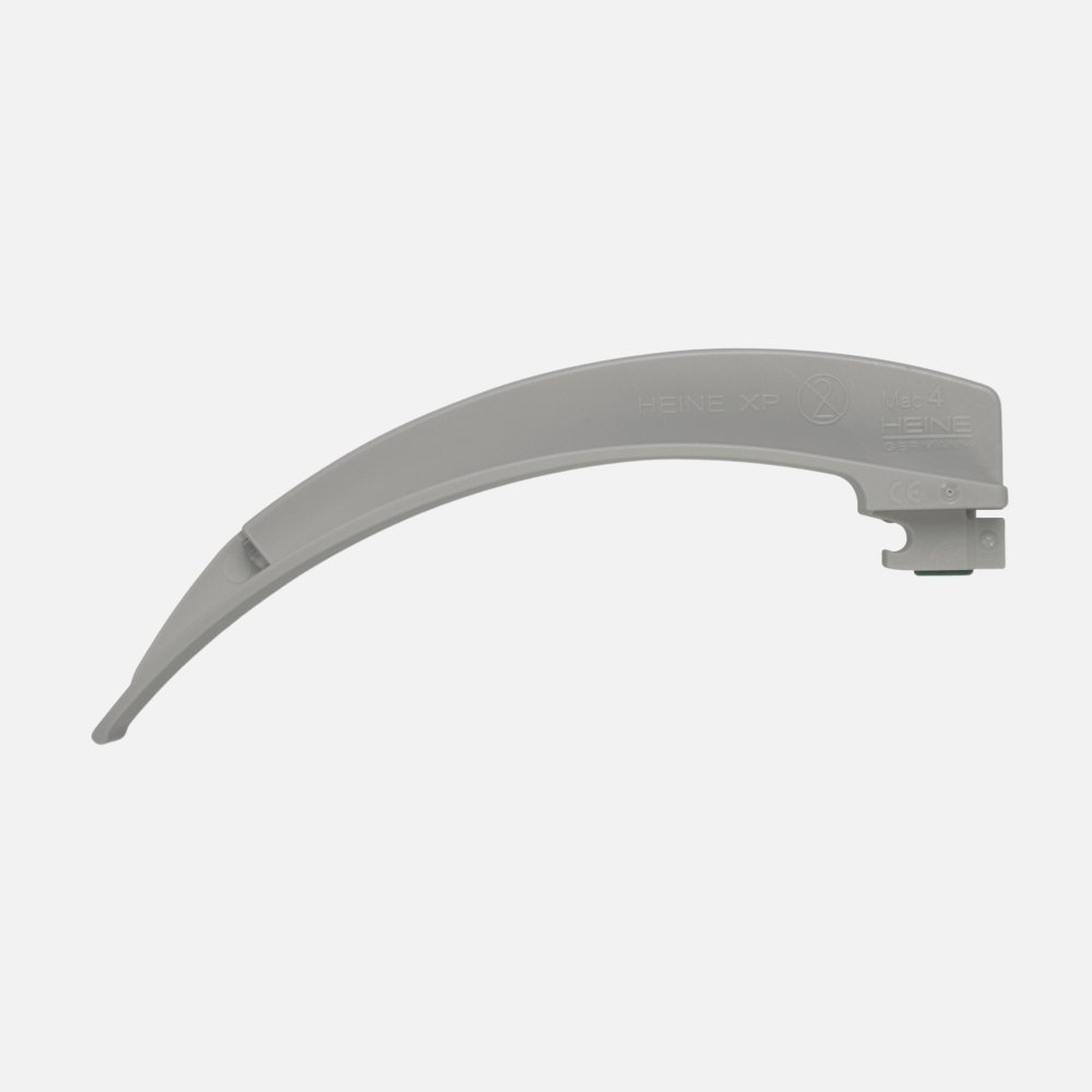 HEINE XP Single-Use Laryngoscope Blades Macintosh 4, 25 pcs. in Dispenser Box