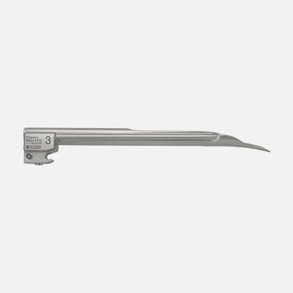 HEINE Classic+ Fiber Optic (F.O.) Laryngoscope Blade MILLER 3