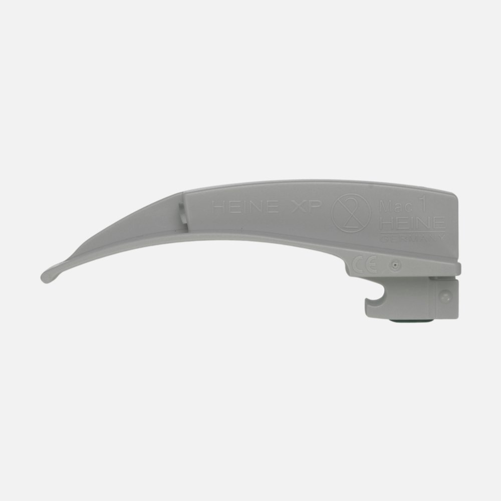 HEINE XP Single-Use Laryngoscope Blades Macintosh 1, 25 pcs. in Dispenser Box