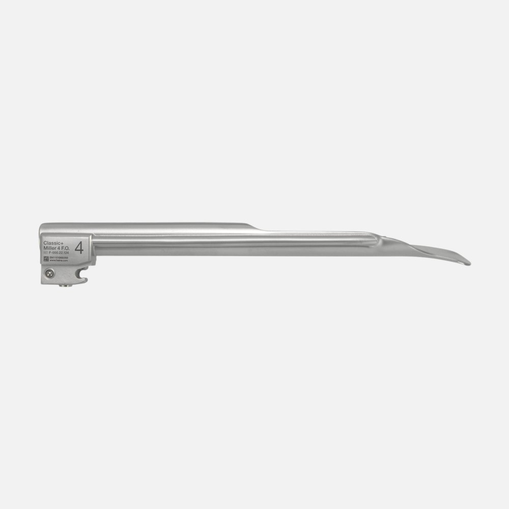 HEINE Classic+ Fiber Optic (F.O.) Laryngoscope Blade MILLER 4