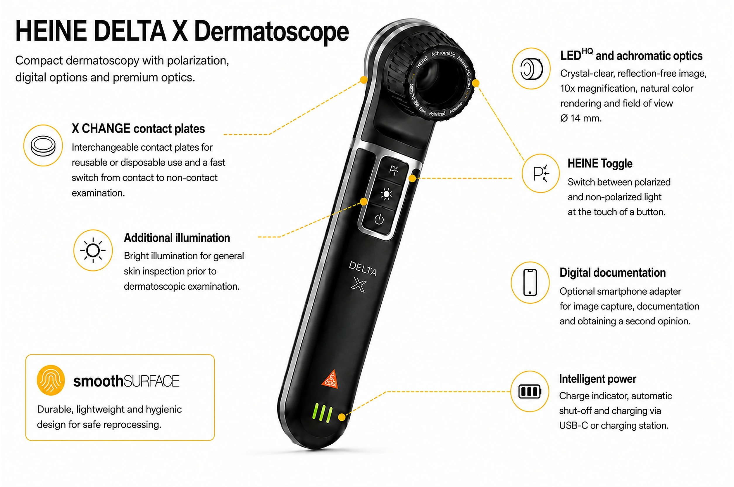 HEINE DELTA X Dermatoscope