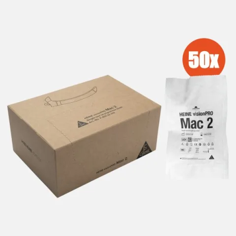 HEINE visionPRO Mac 2 disposable blades, box of 50 pcs.
