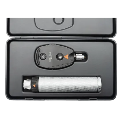 HEINE BETA 200 Direct Ophthalmoscope LED 2.5 V with BETA Battery Handle and Hard Case