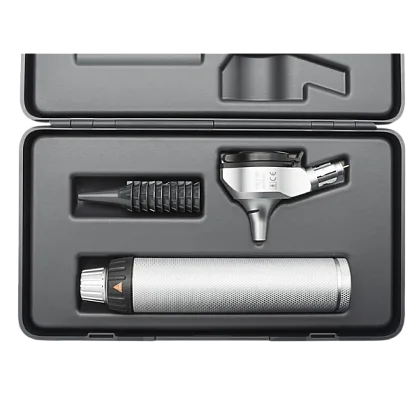 HEINE BETA 400 LED F.O. otoscope 2.5V, BETA battery handle, case