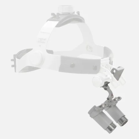HEINE HRP 3.5x/4x/6x binocular loupe with i-View mount for Professional L helmet without S-GUARD protection