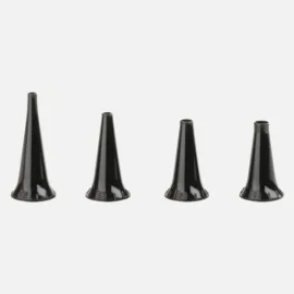 Set of HEINE reusable ear specula Ø 2.4, 3, 4, 5 mm for otoscopes