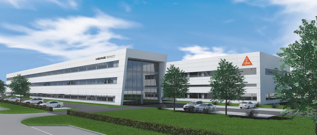 HEINE production and administration building in Gilching, Germany