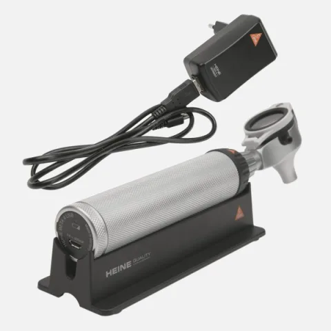 HEINE BETA VET 200 F.O. XHL 3.5 V otoscope, rechargeable handle BETA4 USB