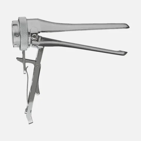 Sliding speculum for HEINE G100 / G100 LED slit illumination head