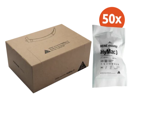 HEINE visionPRO HyMac 3 Disposable Blades, Box of 50