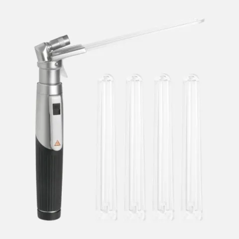 HEINE mini 3000 spatula holder, mini 3000 battery handle, disposable plastic spatulas 5 pcs.