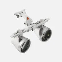 HEINE HR 2.5x Binocular Loupes with i-View Mount for S-FRAME, Working Distance 340