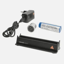 HEINE BETA4 USB 3.5V Li-ion Upgrade Kit: Lower Module, Li-ion L Rechargeable Battery, Handle Stand