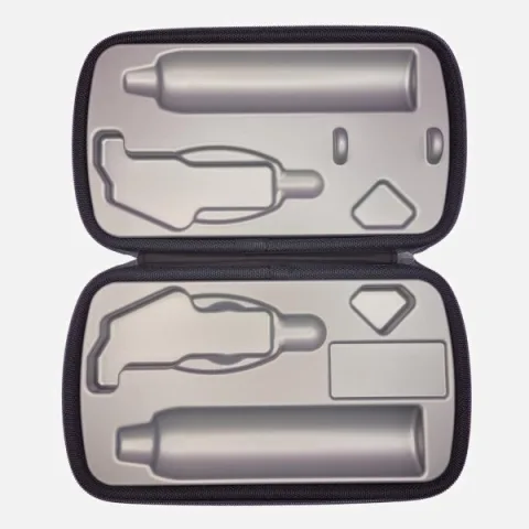 Zippered case for direct ophthalmoscopes / retinoscopes