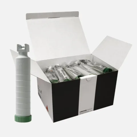 Disposable external part of HEINE XP laryngoscope handle with bottom cover without internal part, package of 25 pcs.