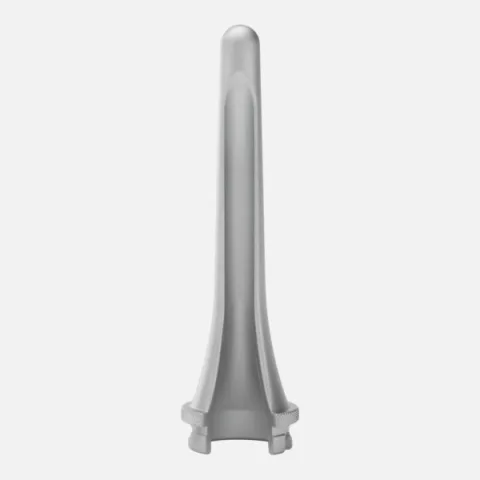 Slit metal speculum for HEINE G100 / G100 LED slit illumination head, length 90 mm Ø 7 mm