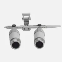 Upgrade kit with HEINE HRP 3.5x / 420 mm binocular loupe for ML4 LED headlight without S-GUARD protection