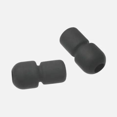 Large soft ear olives, pair, 5 mm