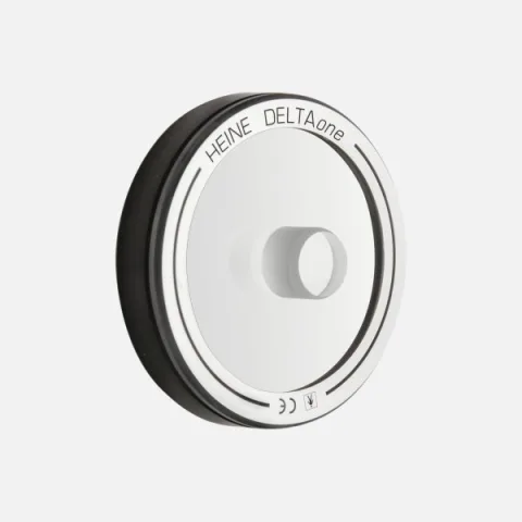 Small contact plate for HEINE DELTAone dermatoscope