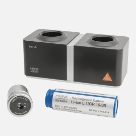 HEINE Standard F.O.4 NT 3.5V Li-ion upgrade set: lower module, lithium-ion battery, NT4 desktop charger