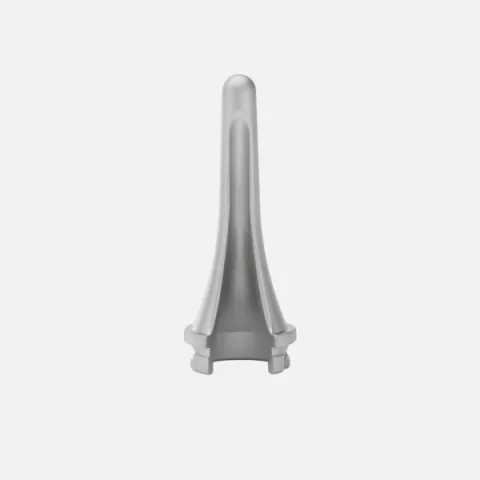 Slit metal speculum for HEINE G100 / G100 LED slit illumination head, length 65 mm Ø 6 mm