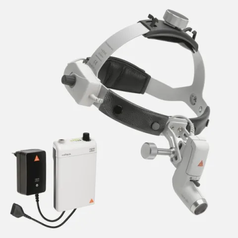 HEINE ML4 LED headlight, mPack charging unit, mains adapter
