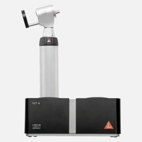 HEINE G100 LED slit illumination head 3.5V, rechargeable handle BETA4 NT, desktop charger NT4