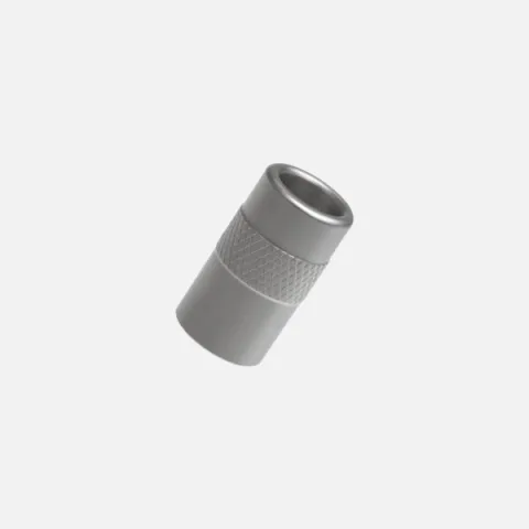 Replacement screw-on attachment for HEINE spatula holders for the bulb