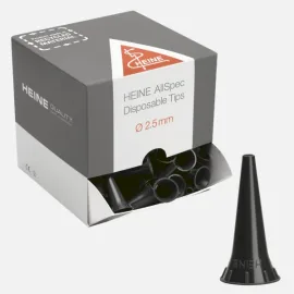 HEINE AllSpec disposable ear specula Ø 2.5 mm for otoscopes. Package of 250 pcs.
