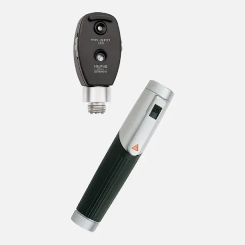 HEINE mini 3000 Direct Ophthalmoscope LED with mini 3000 Rechargeable Handle