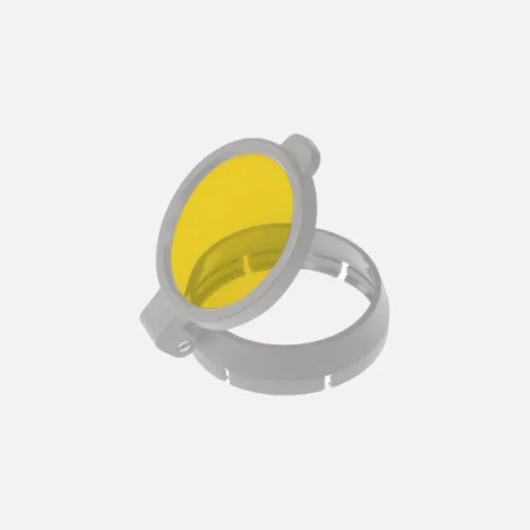 Removable yellow filter for HEINE ML4 LED headlight
