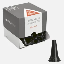 HEINE AllSpec disposable ear specula Ø 4 mm for otoscopes. Package of 250 pcs.