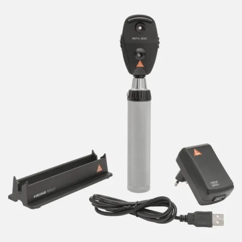 HEINE BETA 200 direct ophthalmoscope 3.5 V, rechargeable handle BETA4 USB
