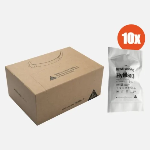 HEINE visionPRO HyMac 3 disposable blades, box of 10 pcs.