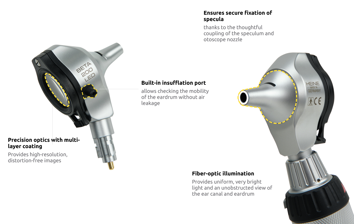 Otoscope BETA 200 LED F.O.