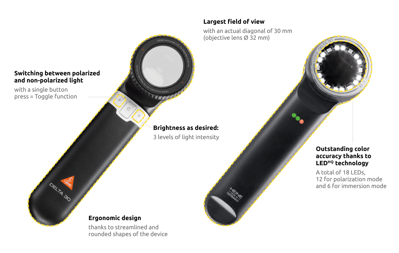 HEINE DELTA 30 dermatoscope