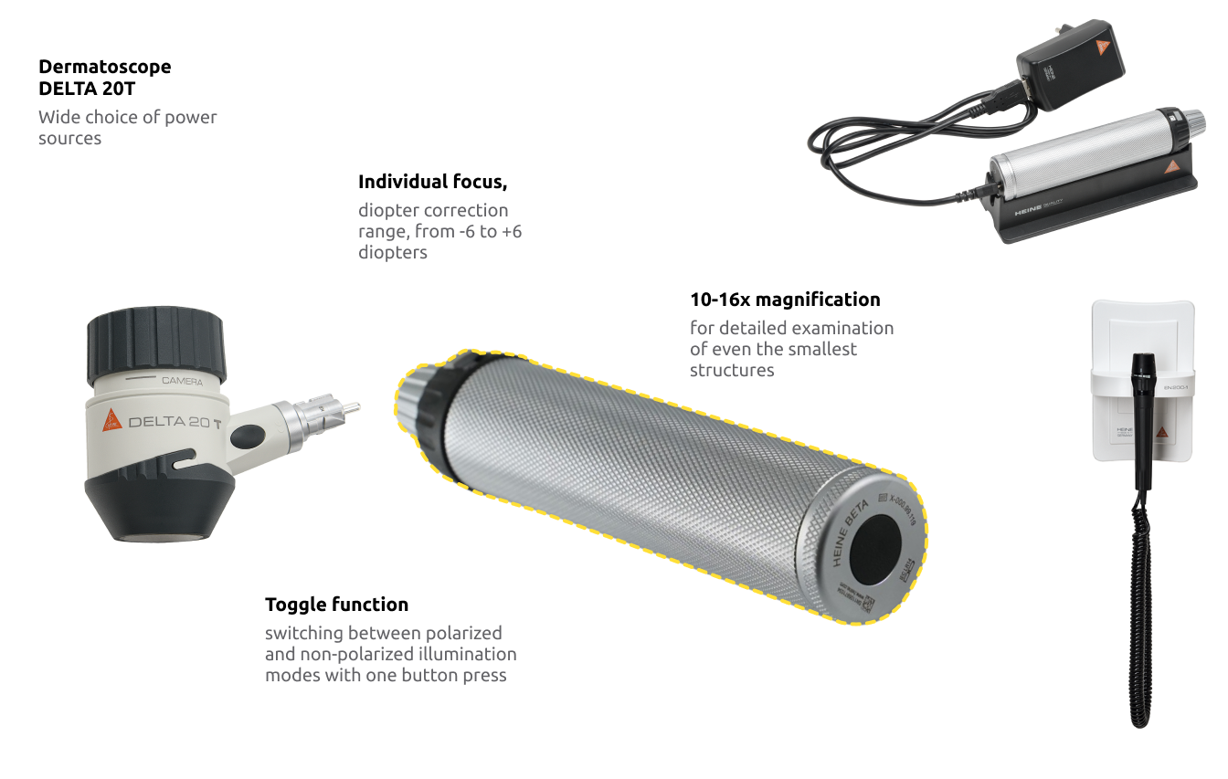 HEINE DELTA 20T dermatoscope