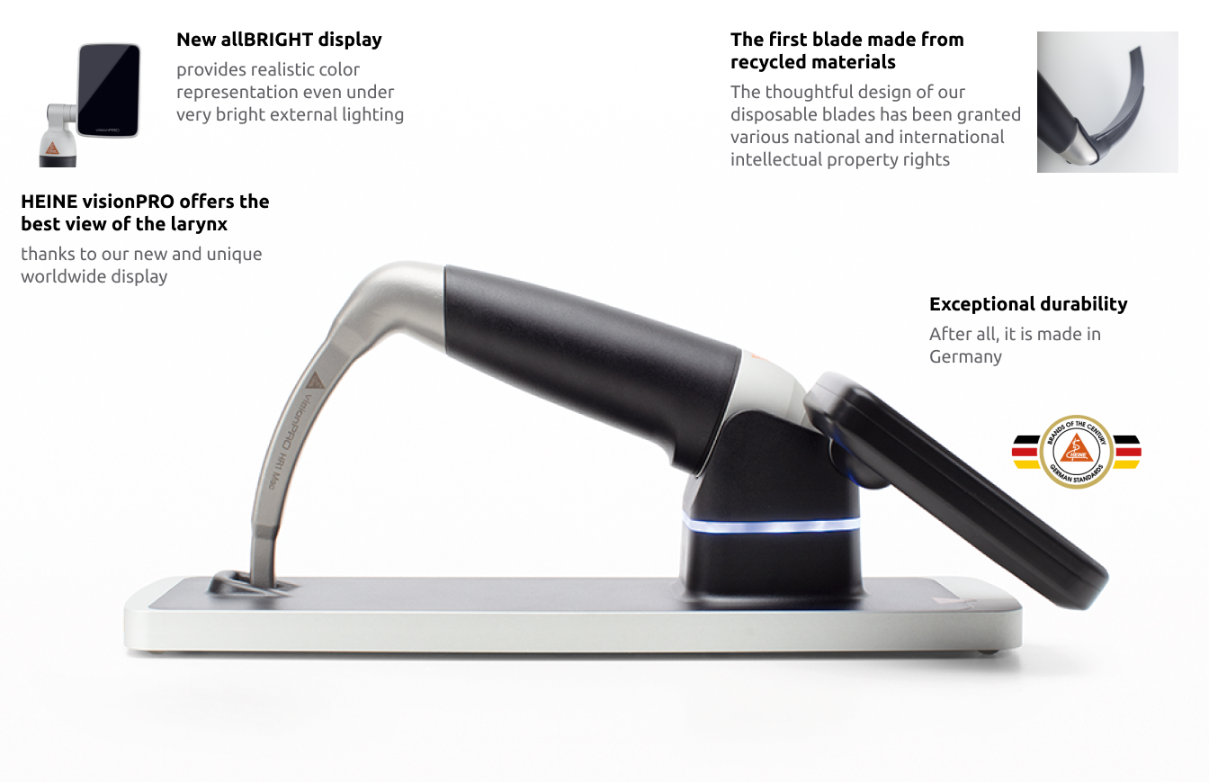 HEINE visionPRO video laryngoscope