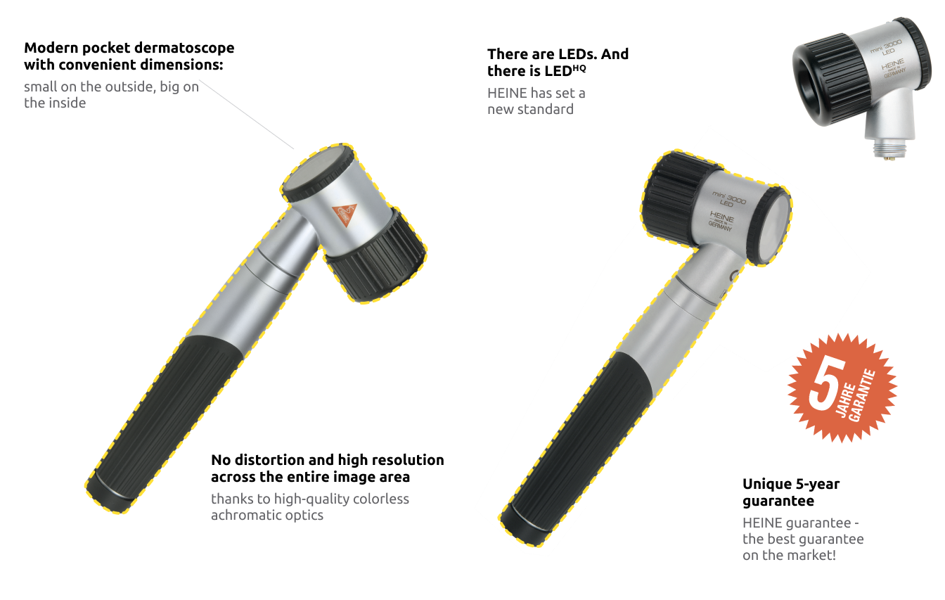 HEINE mini 3000 LED Dermatoscope