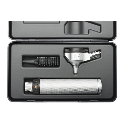 HEINE BETA 200 F.O. LED Otoscope 2.5 V with BETA Battery Handle and Hard Case