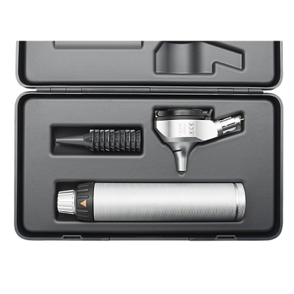 HEINE BETA 400 LED F.O. otoscope 3.5V, rechargeable handle BETA4 USB, case