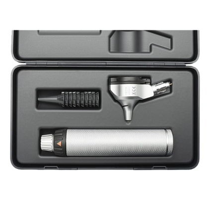 HEINE BETA 200 F.O. LED Otoscope 3.5 V with BETA 4 USB Rechargeable Handle and Hard Case
