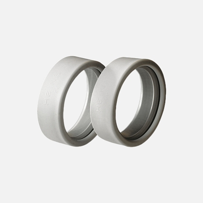 Removable protective lenses for HEINE C2.3 and C2.3K binocular loupes.