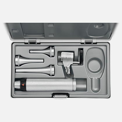 HEINE G100 LED slit illumination head 2.5V, BETA battery handle, specula, case.