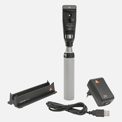 Retinoscope HEINE BETA 200 LED, rechargeable handle BETA4 USB