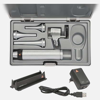 HEINE G100 LED slit illumination head 3.5V, rechargeable handle BETA4 USB, case