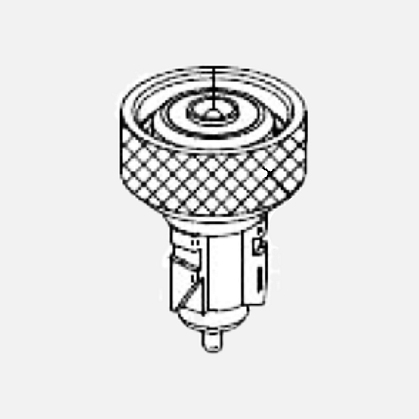 Bulb holder for HEINE BETA 200 retinoscope